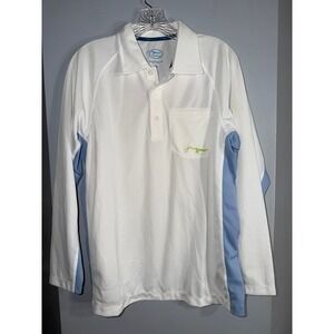 True Flies Turtle Bay Long-Sleeve performance fishing polo men's  medium
